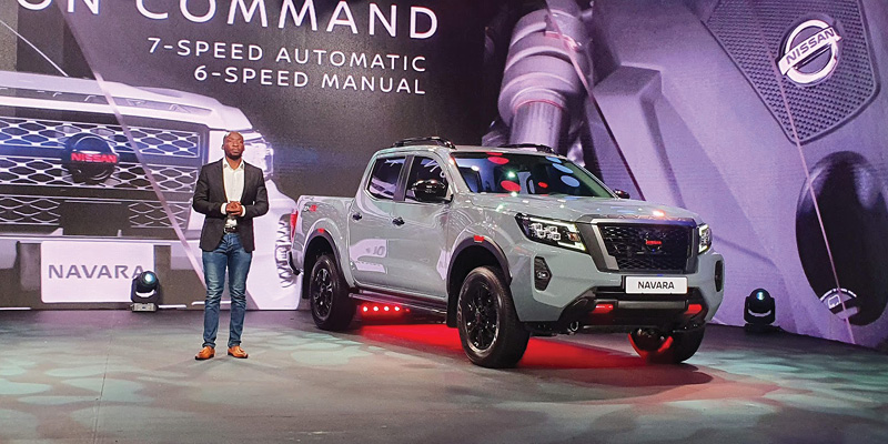 The new Nissan Navara launches in Mauritius