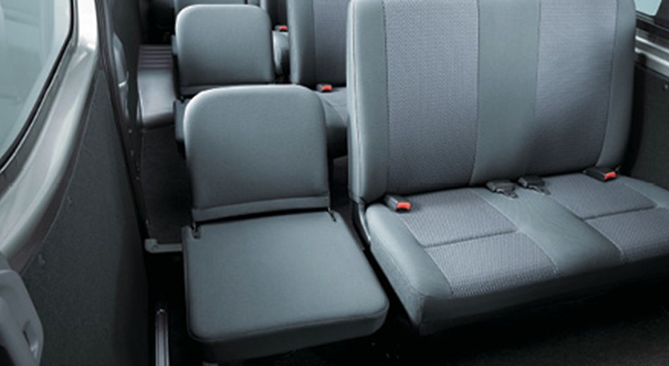 Nissan Urvan folding seats